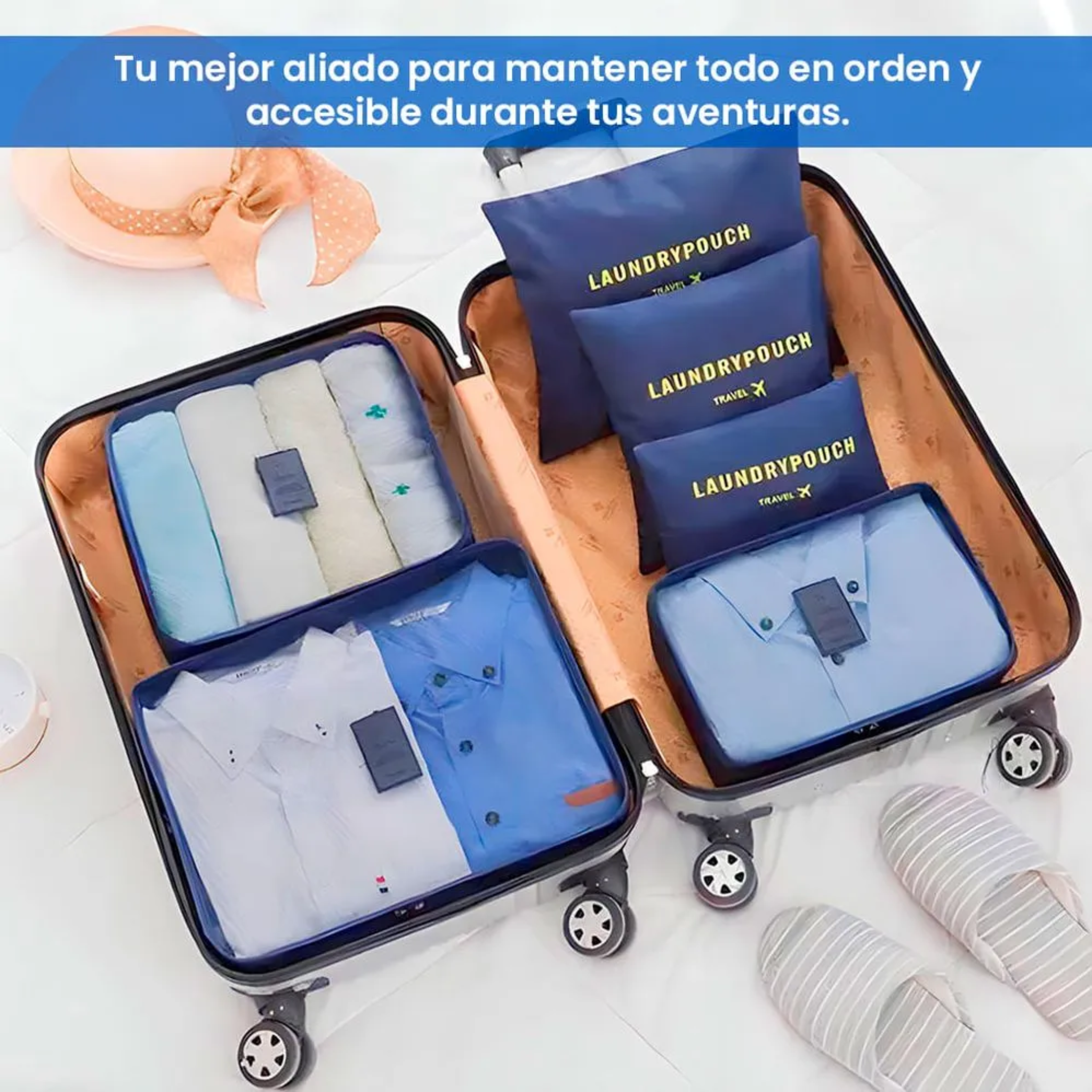 LaundryPouch | Pack 6 Organizadores de Viaje
